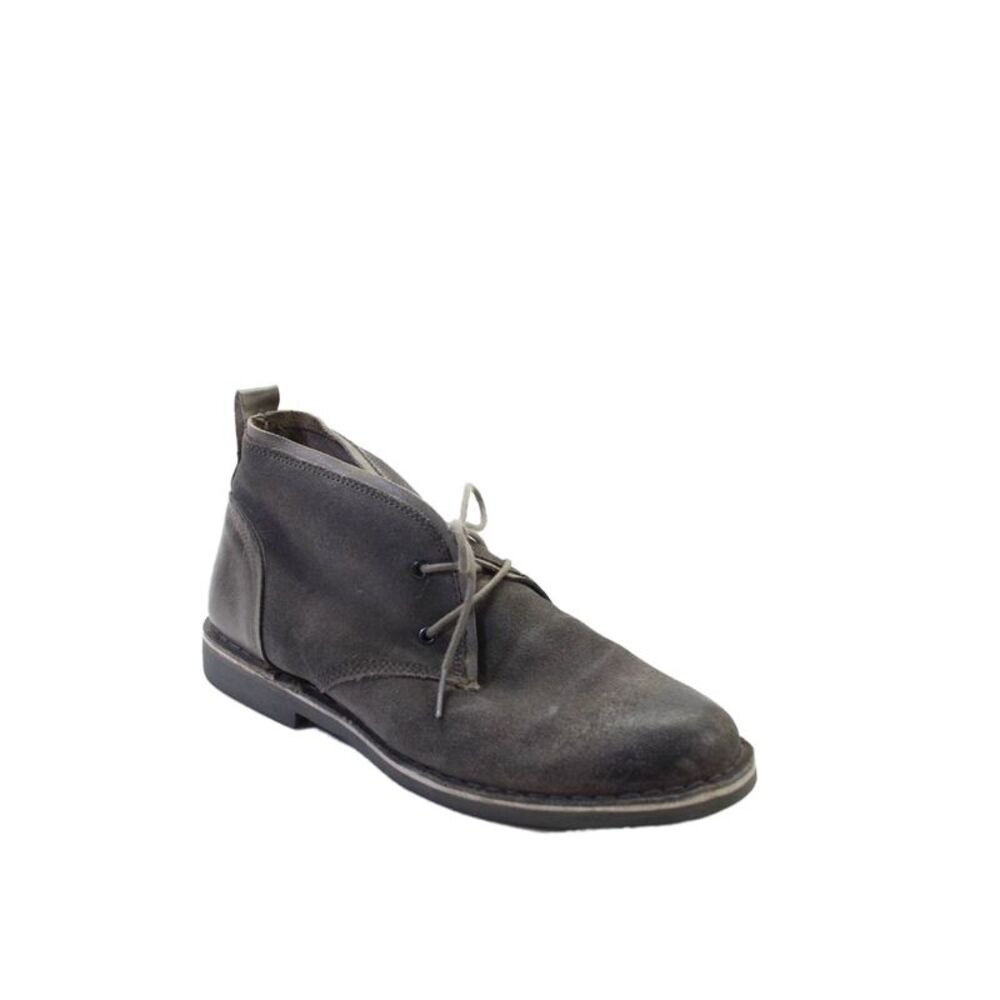 Marc New York Andrew Marc Mens Suede Lace Up Ankle Boots Gray Size 8